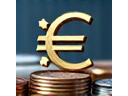 Symbole Euro sur un fond de pièces de monnaie